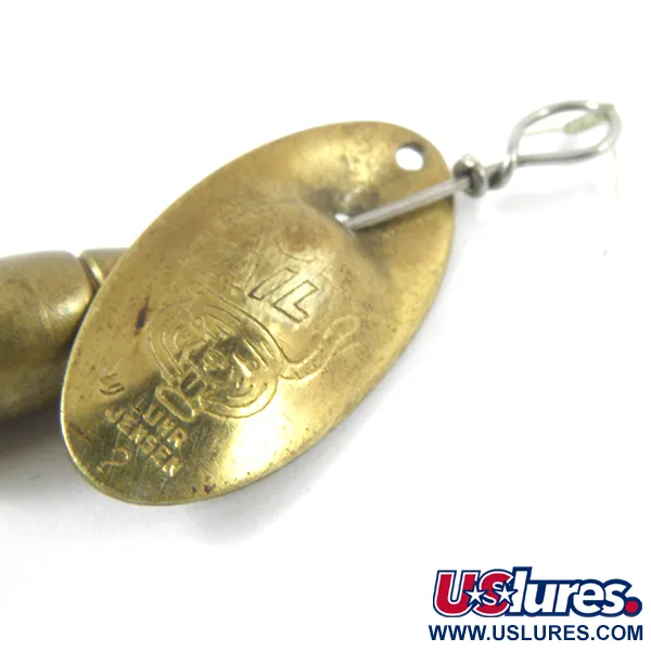 Luhr Jensen Tiger Tail Třpytka, Bronz, 3,6g, Opeřený háček, #3562