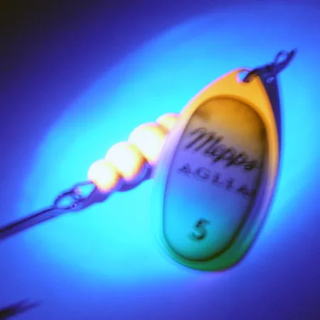 Mepps Aglia 5 Fluo UV Třpytka, Fluo UV, 14g, UV reaktivní, #3568