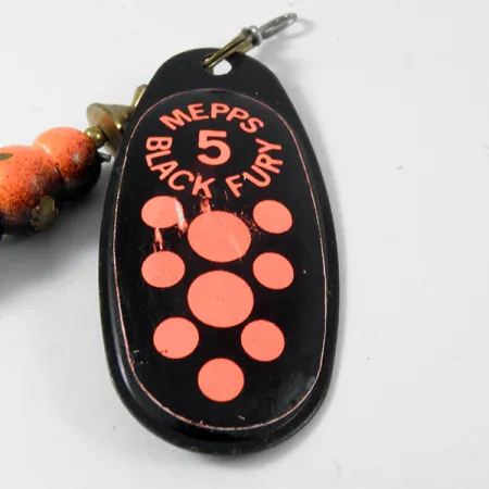 Mepps Black Fury 5 Třpytka, Černo-červená, 14g, Zlatý trojháček, #3576