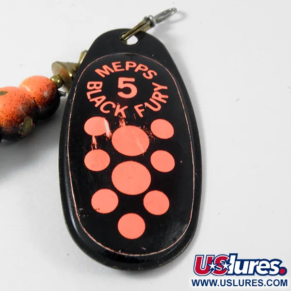 Mepps Black Fury 5 Třpytka, Černo-červená, 14g, Zlatý trojháček, #3576