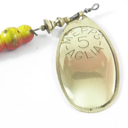 Mepps Aglia 5 Rotačka, Mosaz, 14g, Mosazný list, #3587