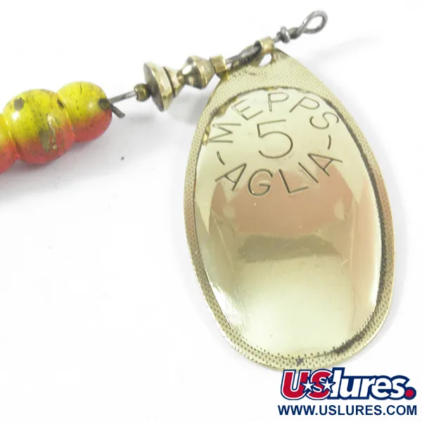 Mepps Aglia 5 Rotačka, Mosaz, 14g, Mosazný list, #3587