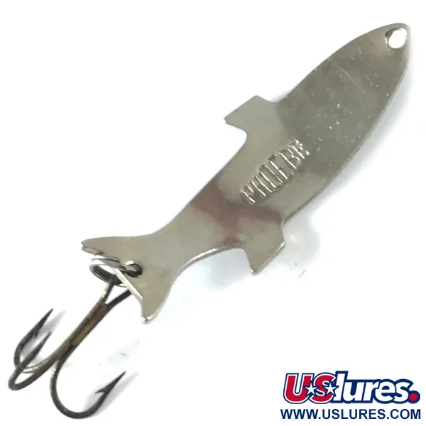 Acme Phoebe Plandavka, Nikl / Modrá, 5,5g, Reliéfní šupiny, #3687