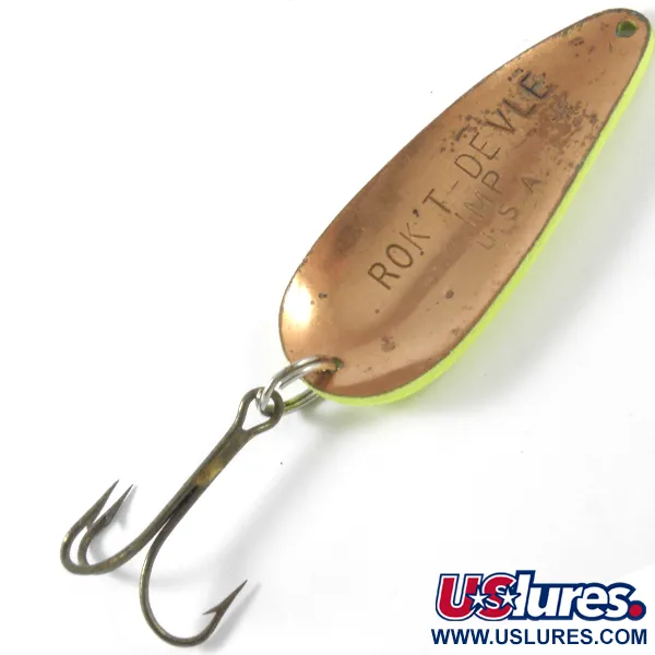 Eppinger Dardevle Rok't Imp UV Plandavka, Yellow/Copper, 21g, UV, #3757