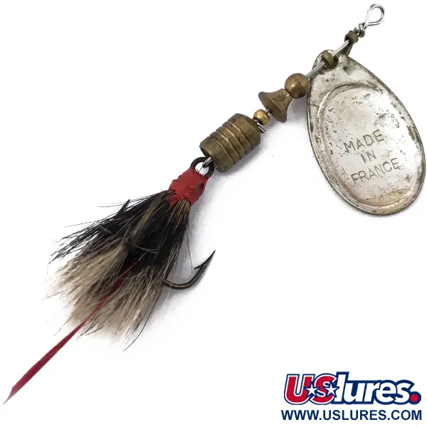 Mepps Aglia 2 dressed (squirrel tail) Třpytka, Stříbrná, 4.7g, #3763