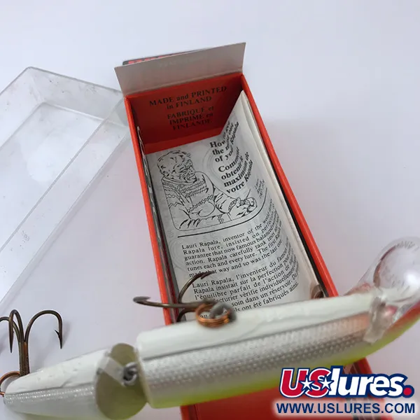 Rapala Jointed J-11 Dělený wobler, Žlutá, 9g, Balzové dřevo, #3799