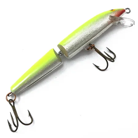 Rapala Jointed J-11 Dělený wobler, Žlutá, 9g, Balzové dřevo, #3799