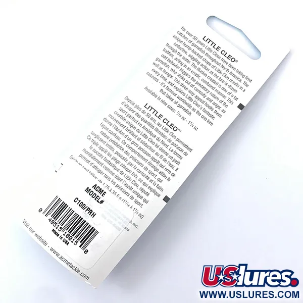 Acme Little Cleo Plandavka, White Pearl / Red, 9.4g, Kolísání, #3800