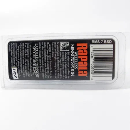 Rapala Weedless Minnow Spoon Plandavka, Modrá/Stříbrná, 15g, #3818