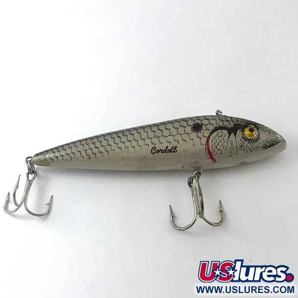 Cotton Cordell Ratt'l Spot Minnow Wobler, Šedá perleť, 19g, #3841