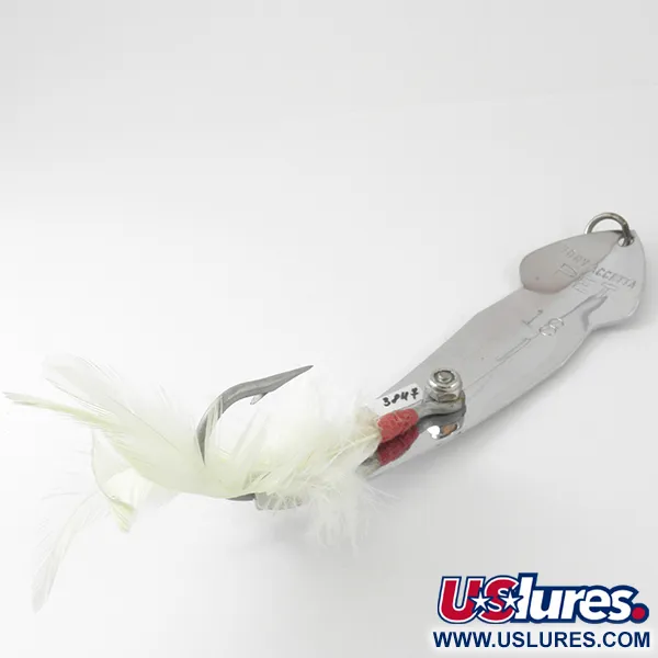 Tony Accetta Pet Spoon 18 Plandavka, Nikl, 38g, Háček s peřím, #3847