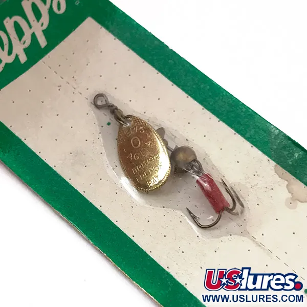 Mepps Aglia 0 Rotačka, Zlatá, 2.5g, Červená Bužírka, #3927