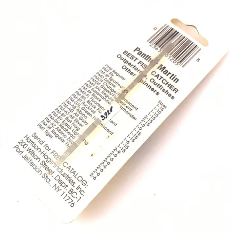 Panther Martin 4 Třpytka, Zlatá / Červená, 4g, In-Line List, #3928