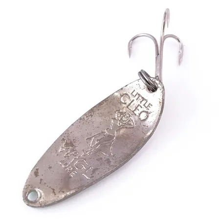 Little Cleo (Hula Girl) Plandavka, Pearl White/Nickel, 10g, Vintage, #3972