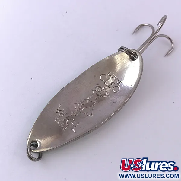 Seneca Little Cleo (Hula Girl) Plandavka, White Pearl/Nickel/Green, 14g, #3975