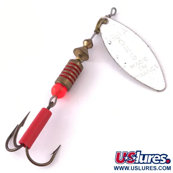 Mepps Aglia Long 2 Třpytka, Nikl, 7.4g, Vrbový list, #3981