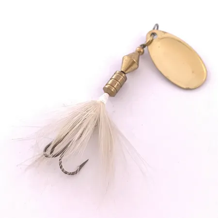 Yakima Bait Sonic Rooster Tail Třpytka, Zlatá, 4.5g, Peří, #4039