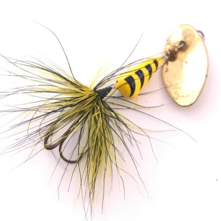 Yakima Bait Vibric Rooster Tail Třpytka, Zlatá, 7g, Peří, #4041