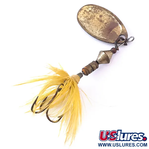 Yakima Bait Sonic Rooster Tail Třpytka, Zlatá, 2.5g, Peří, #4053