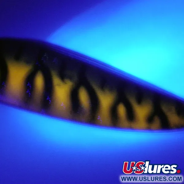 Boss Lures Boss Spoon Třpytka, Golden Tiger UV, 19g, UV, #4070