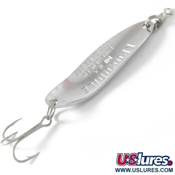 Luhr Jensen Krocodile Die #3 UV Plandavka, Tepaný Nikl, 9g, USA, #4089