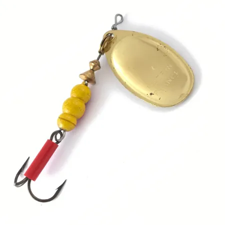 Mepps Aglia 4 Rotačka, Zlatá, 9g, Červená bužírka, #4112