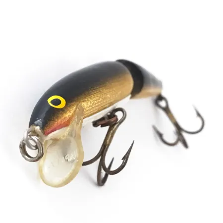 Rapala Jointed J-7 Wobler, Zlatá, 4g, Dvoudílný, #4121