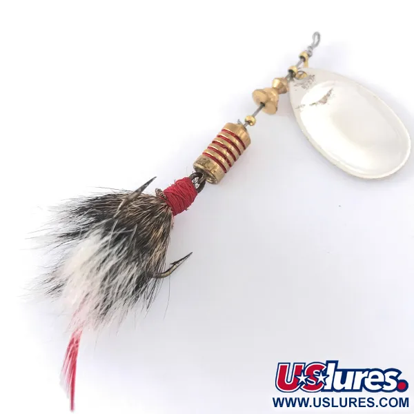 Mepps Aglia 3 dressed Třpytka, Stříbrná, 7.3g, Veverčí ohon, #4146