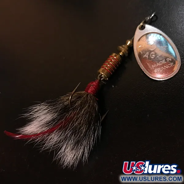 Mepps Aglia 3 dressed Třpytka, Stříbrná, 7.3g, Veverčí ohon, #4146