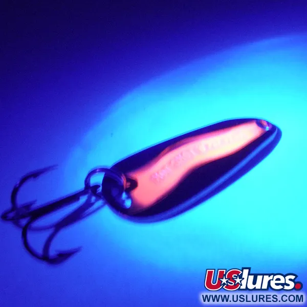Luhr Jensen Hot Shot W UV Plandavka, Mosaz, 4,5g, UV-aktivní, #4155