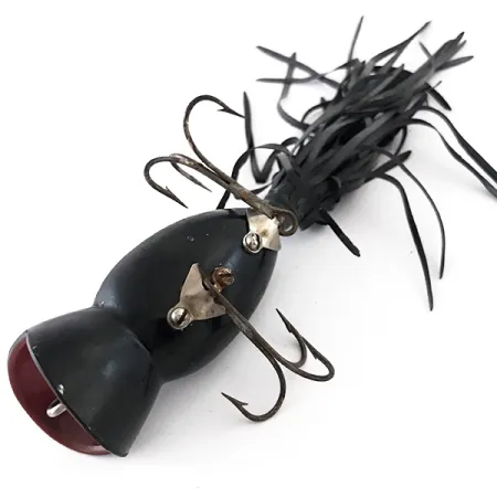 Fred Arbogast Hula Popper Hladinová nástraha, Černá/Červená, 14g, #4165