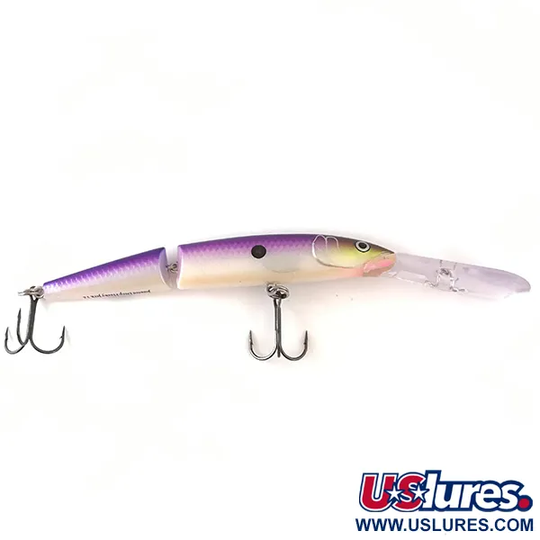 Rapala Jointed Deep Husky Jerk 12, Purple, 14g, Vznášivý, #4189