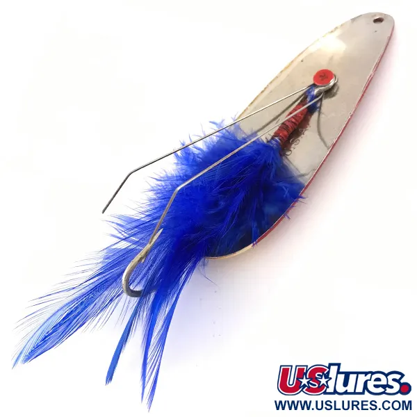 Eppinger Weedless Dardevle Plandavka, Ivory/Red/Nickel/Blue, 28g, #4191