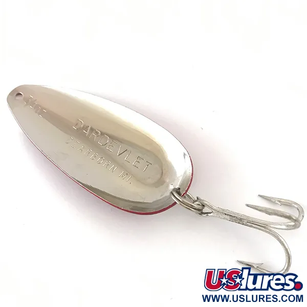 Dardevle Dardevlet Plandavka, Červená/Bílá/Nikl, 21g, Ražba, #4206