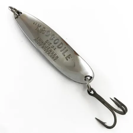 Luhr Jensen Krocodile Die #4 Plandavka, Nikl/Červená, 14g, Daleko, #4240