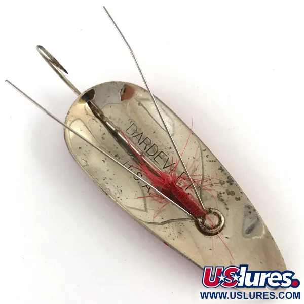 Eppinger Weedless Dardevle Dardevlet Plandavka, Červená/Bílá/Nikl, 21g, #4261