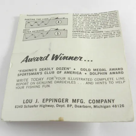 Eppinger Dardevle Midget Crystal Plandavka, Crystal, 5,3g, #4288