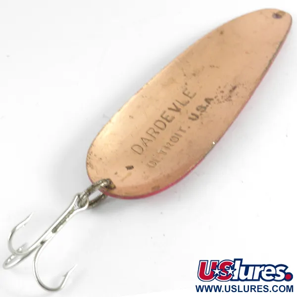 Eppinger Dardevle Plandavka, Červená/Bílá/Měď, 28g, Měděná záda, #4308