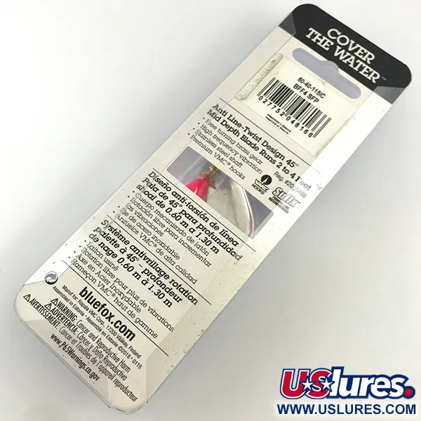 Blue Fox Super Vibrax 4 Třpytka, Stříbrná, 10g, Proti kroucení, #4326