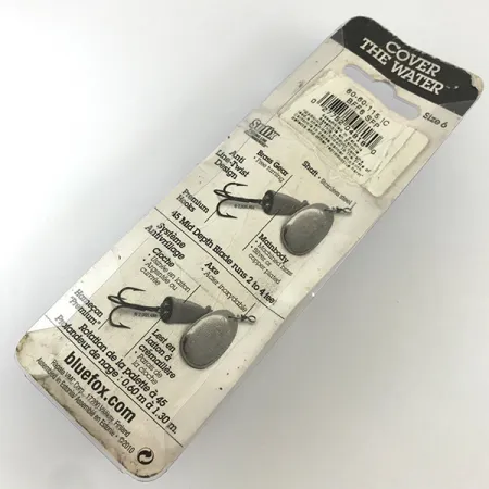 Blue Fox Super Vibrax 6 Fluo UV Rotačka, Stříbrná, 18g, UV, #4327