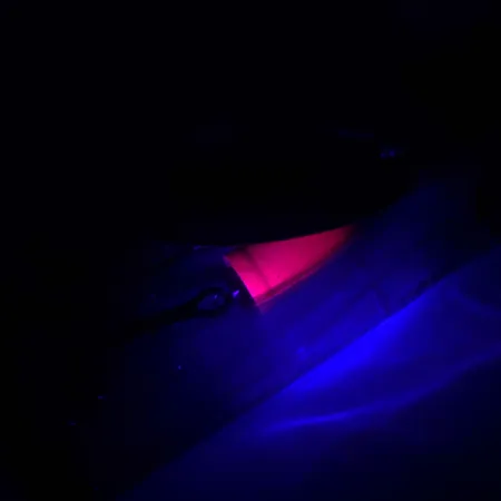 Blue Fox Super Vibrax 6 Fluo UV Rotačka, Stříbrná, 18g, UV, #4327