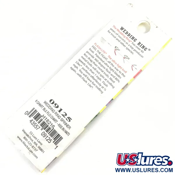 Třpytka Mack's Lure Wedding Ring, Zelená/Černá, 2g, Křišťál, #4329