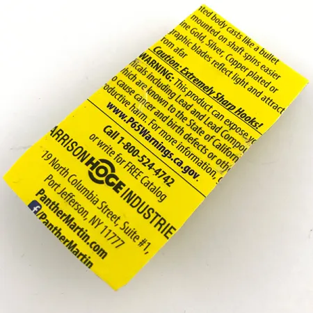 Panther Martin 4 Rotačka, Pstruh, 4g, Opeřený Ocas, #4412