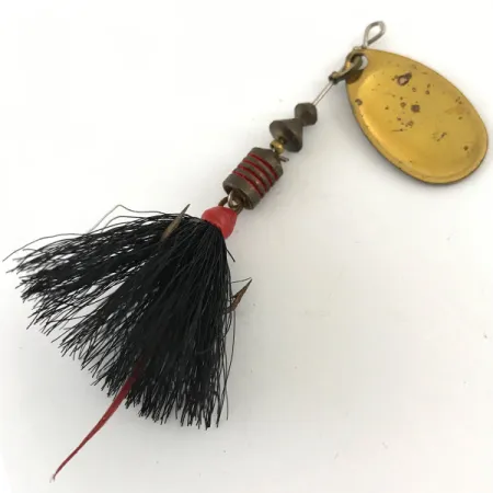 Mepps Aglia 2 Třpytka, Zlatá, 4.7g, Opeřený Trojháček, #4419