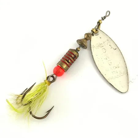 Mepps Aglia Long 2 Třpytka, Stříbro / Zlatý glitr, 7.4g, Vrbový list, #4421