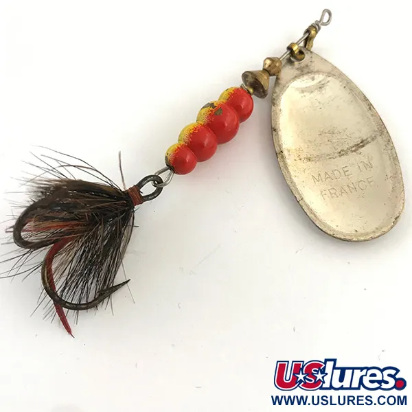 Mepps Aglia 5 Dressed Třpytka, Stříbrná, 14g, Trojháček s peřím, #4424