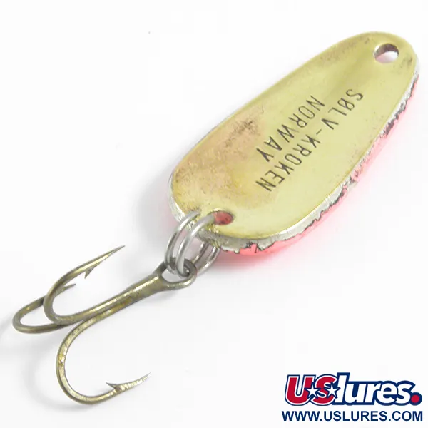 Sølvkroken Plandavka, Červená / Zlatá, 7g, Tečkovaný vzor, #4437