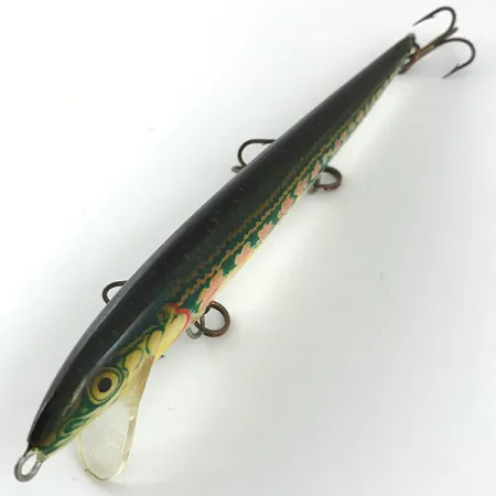 Rapala Original Floater Wobler, Červená/Zlatá/Zelená, 7g, #4453