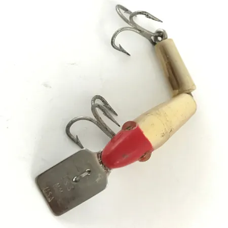 L&S Bait MirrOlure Bass-master Wobler, Red/White, 2g, Dělený, #4484