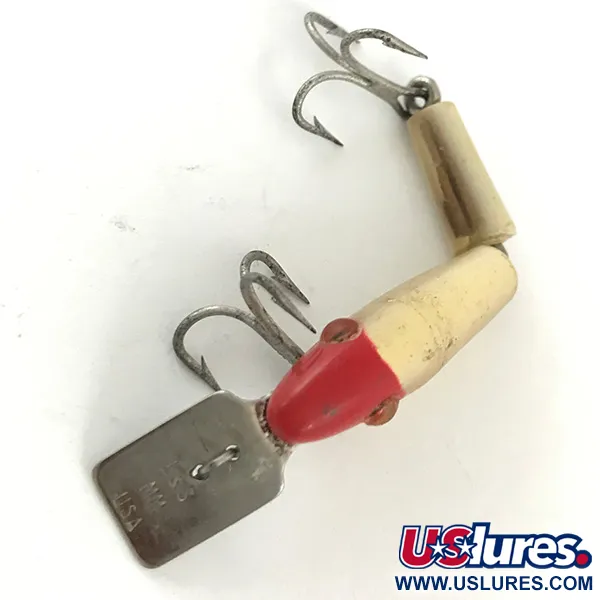 L&S Bait MirrOlure Bass-master Wobler, Red/White, 2g, Dělený, #4484